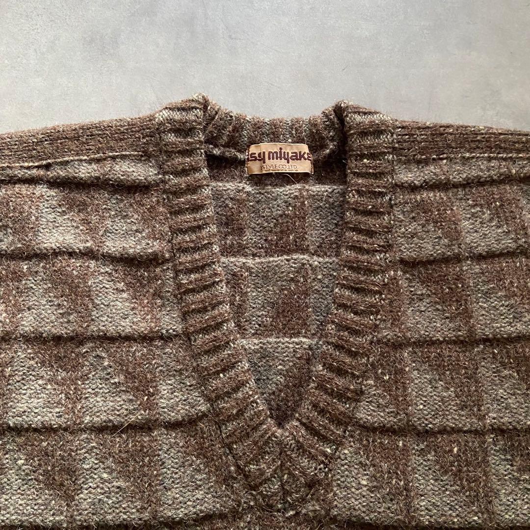 美品 70s ISSEY MIYAKE ALL STYLE 期 ニット AG74 - メルカリ