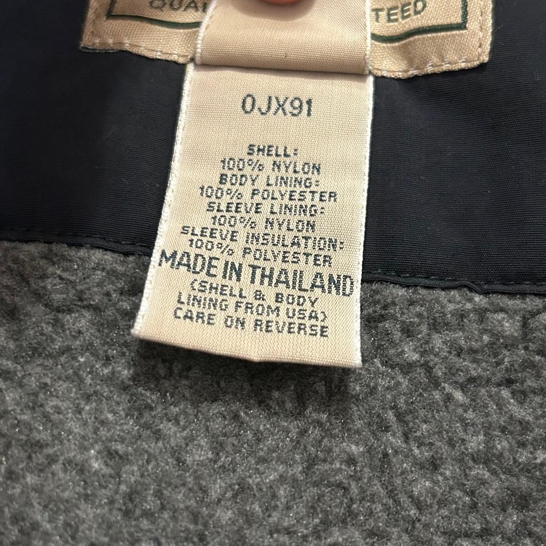 【90s 美品】L.L.BEAN ウォームアップジャケット　ゴアテックス　黒