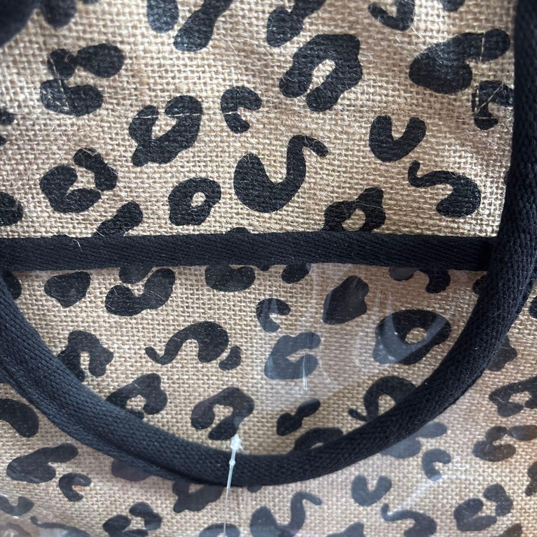 専用ヒョウ柄エコバッグ Actually（アクチュアリー） エコバッグ ハート ヒョウ柄 エコバッグ