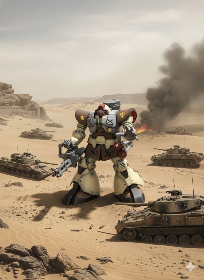 HG ドム／リックドム　ガンプラ　全塗装　改修品　バンダイ　プラモデル　陸戦仕様