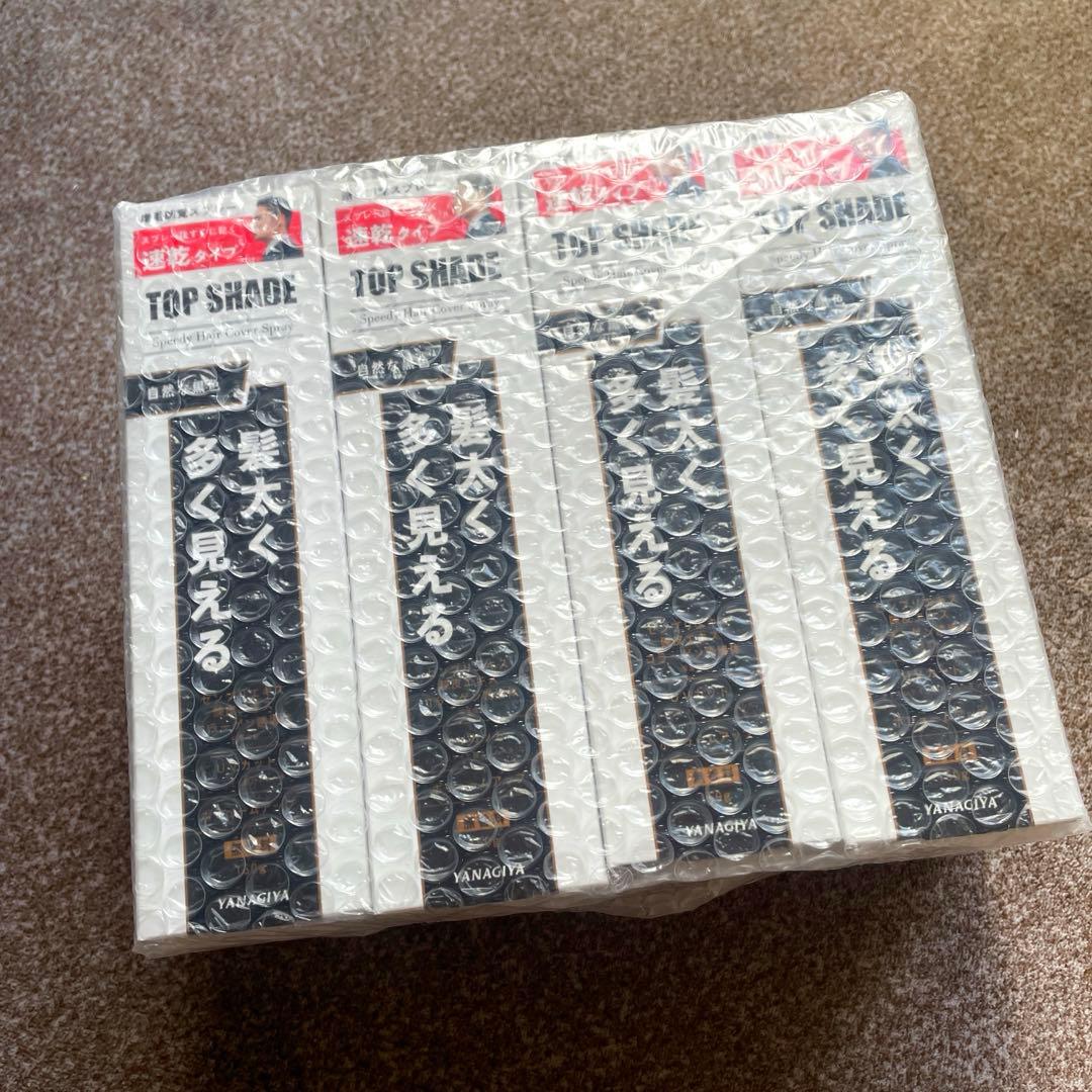 トップシェード　スピーディヘアカバースプレー　自然な黒色　150g×８本