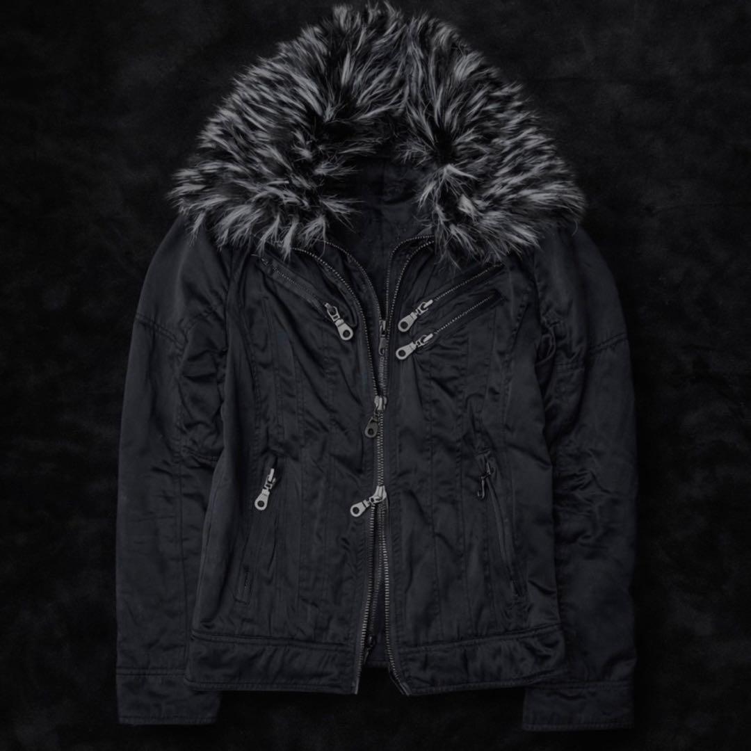FUGA fur jacket V系 平成 y2k
