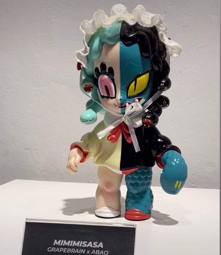 新品 GRAPE BRAIN ABAO MIMIMISASA ソフビ フィギュア ABAO x GRAPEBRAIN🎭MIMIMISASA 設計師：ABAO x @grapebrain_rage