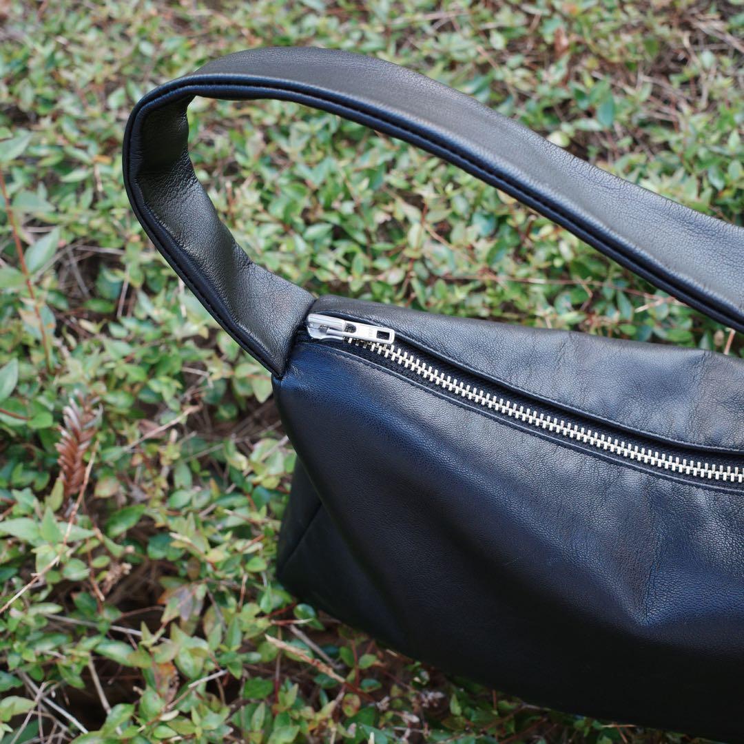 KEESE レザー トートバッグ Mサイズ レディース ブラック 黒 ショルダー