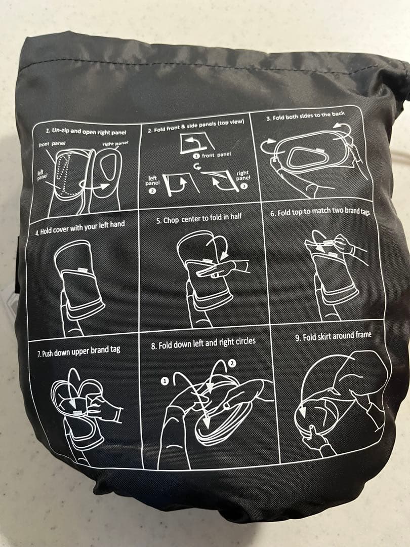 norokka レインカバー　新品　黒