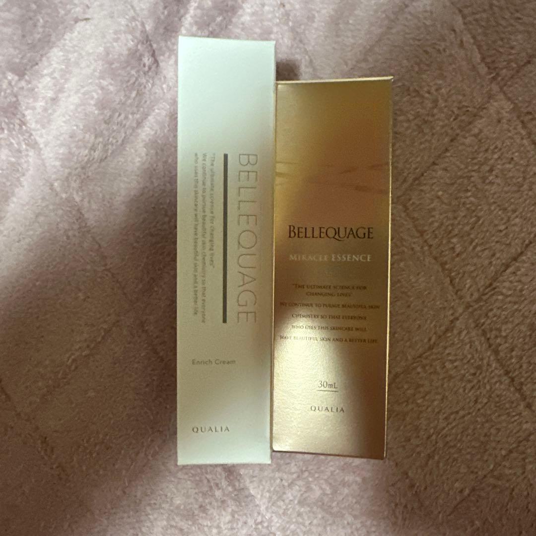 新品未開封☆BELLEQUAGE エッセンス&エンリッチクリーム