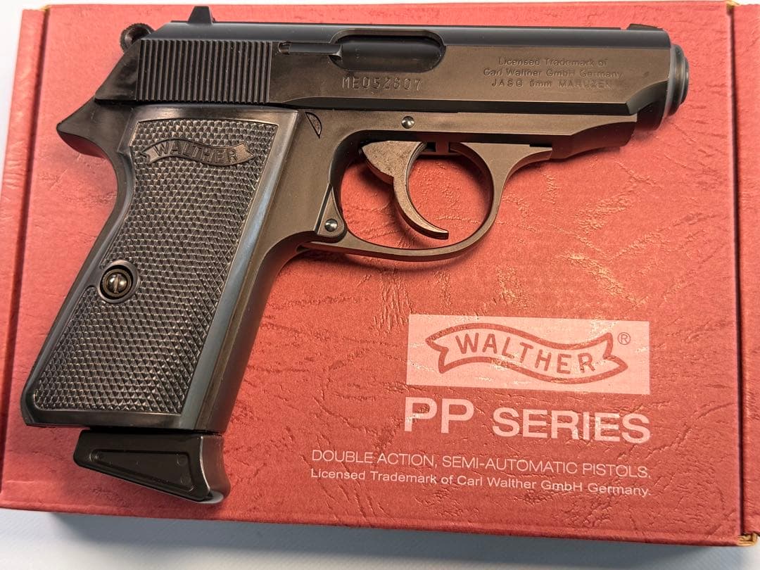 マルゼン製ワルサーニューPPK/Sブラックモデル（ガスブローバック） ガスガン 店内全品5％OFFクーポン】マルゼン ガスブローバックガン ワルサーPPK