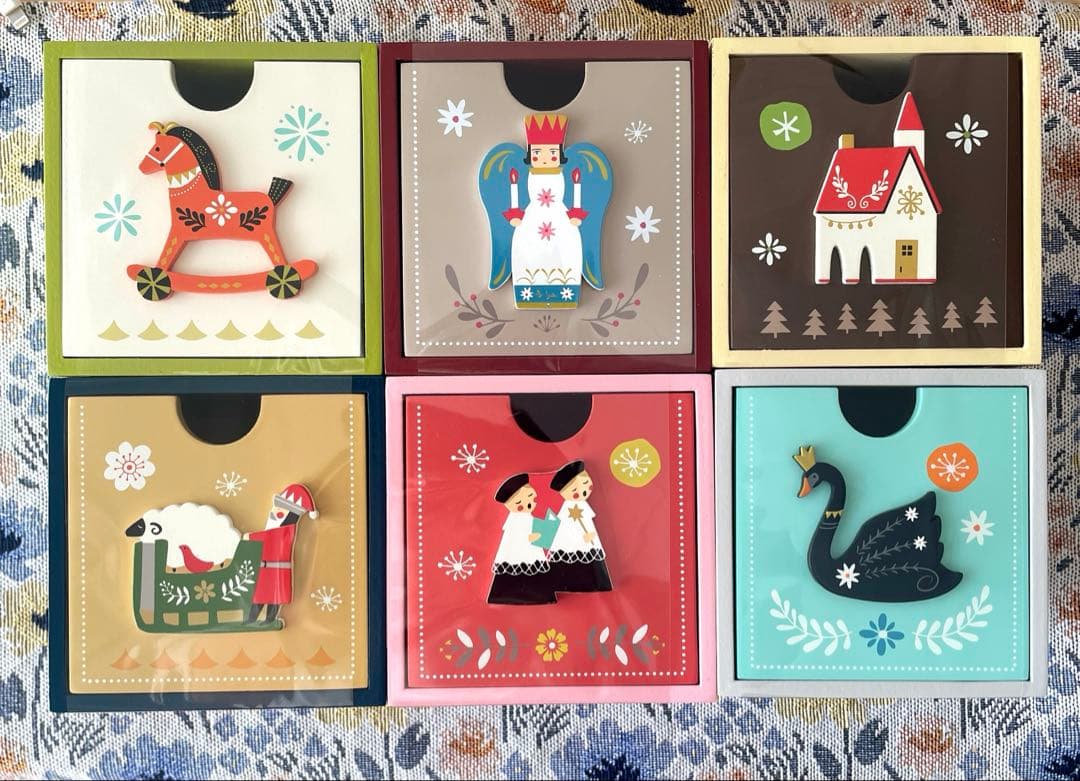 2025 カルディ　クリスマスチェスト　6個セット　【バラ売り不可】