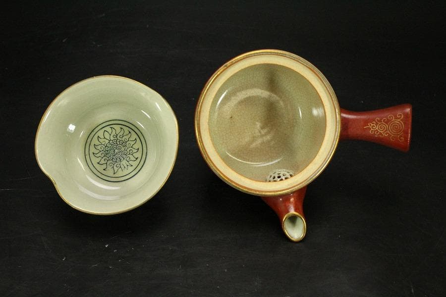 煎茶 九谷 色絵 茶器揃(LC917) - メルカリ