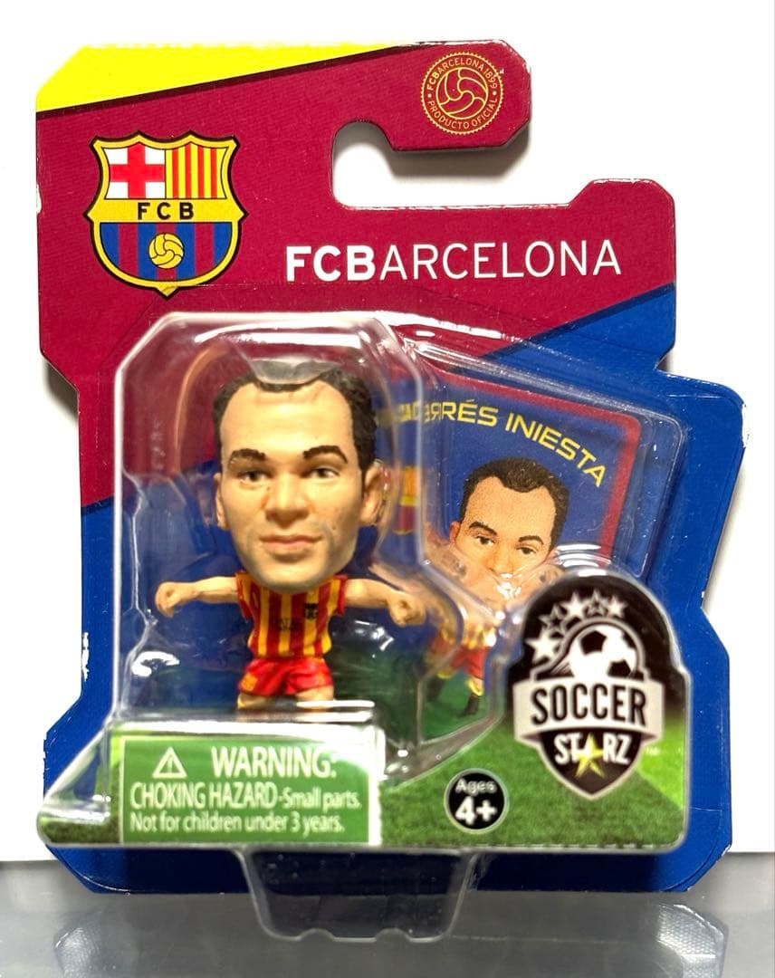 激レア【サッカースターズ　限定生産】イニエスタ　バルセロナ　アウェイ　美品