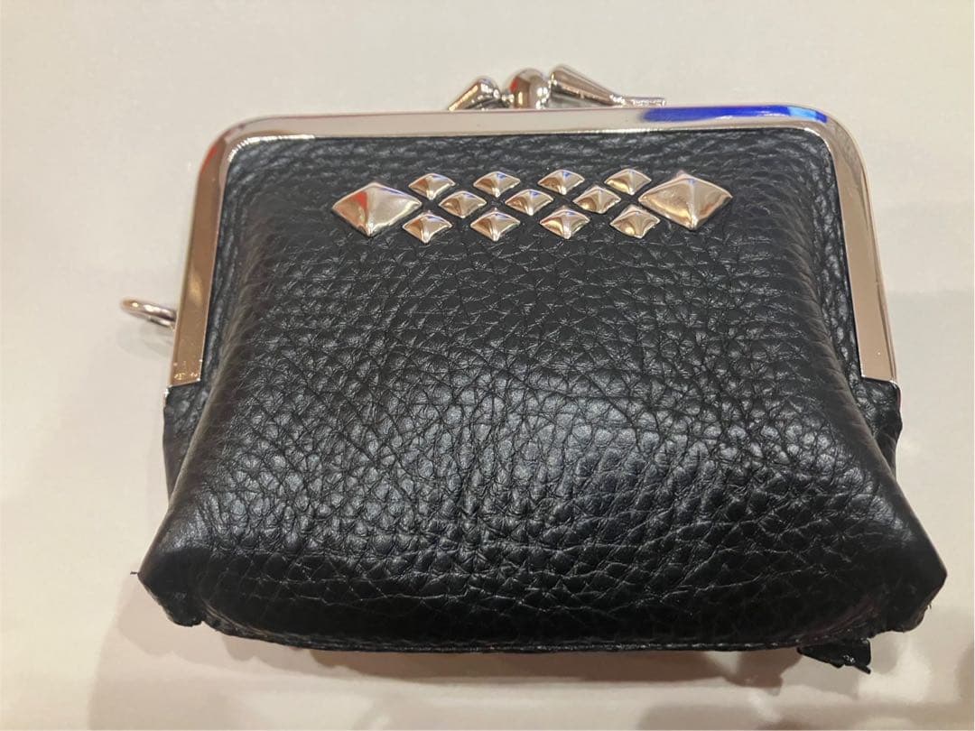 美品！！　CALEE がま口　財布　黒　キーホルダー付　即購入OK