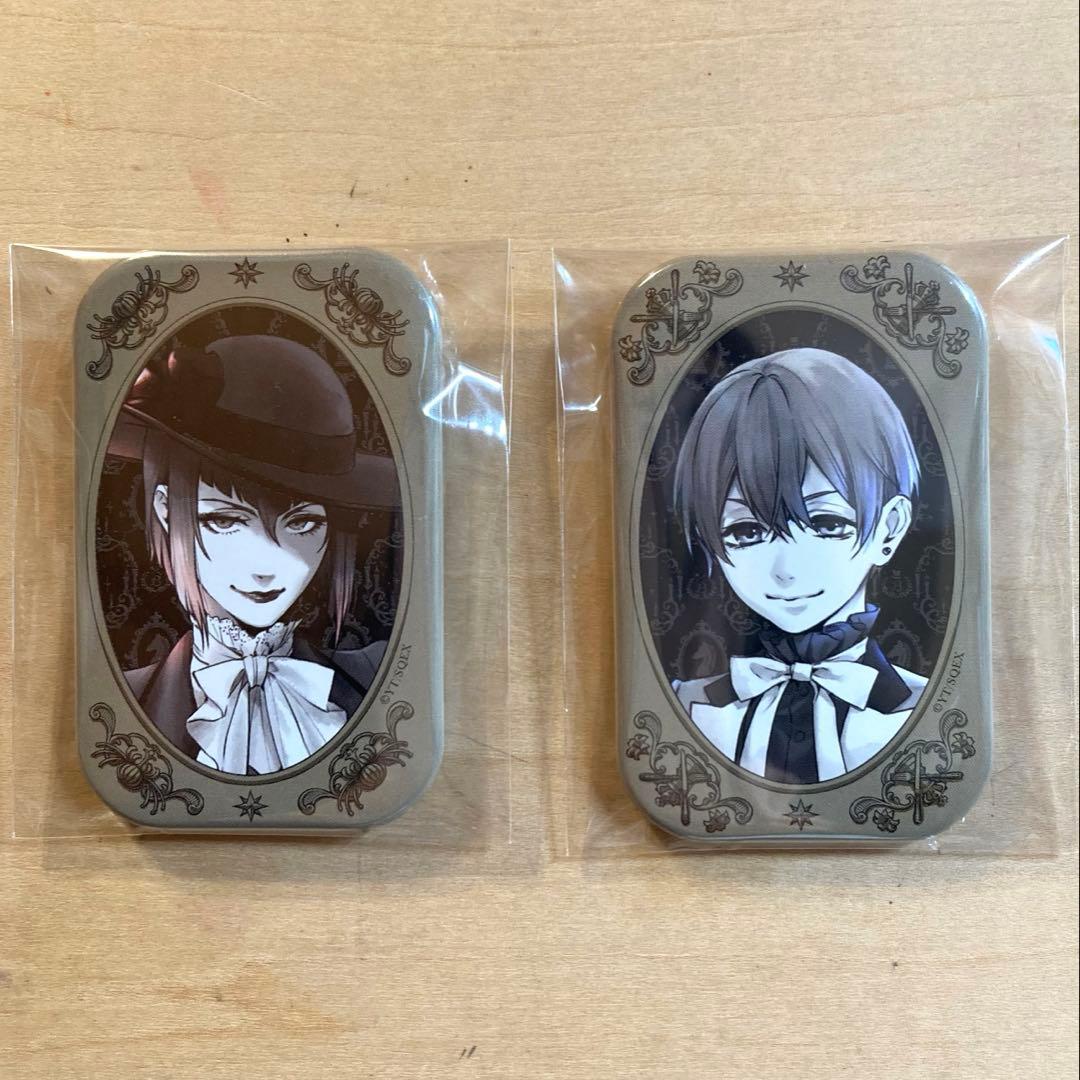 黒執事 Black Label スクエア 缶バッジ シエル 兄 マダムレッド - メルカリ