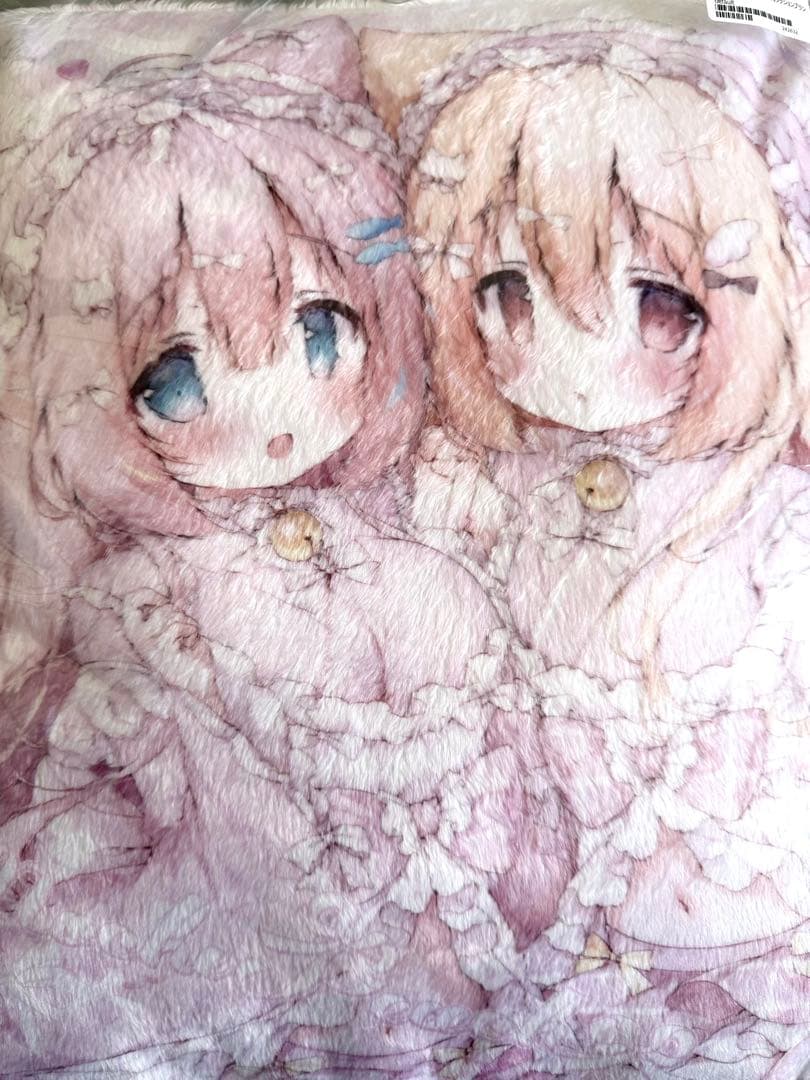 桃豆こまもち C107クッションブランケット ①