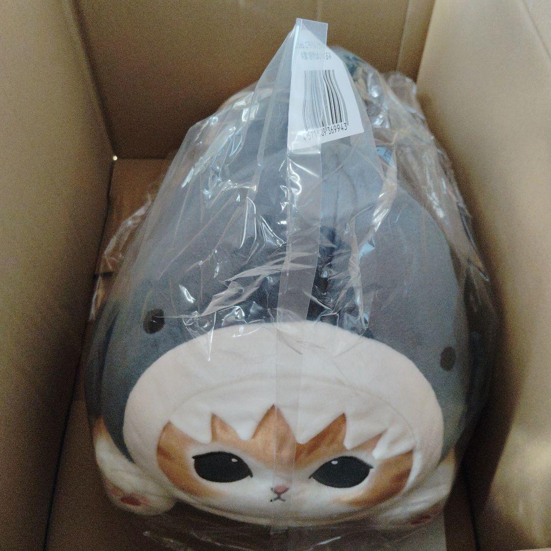 サメにゃんくじ A賞超特大ぬいぐるみ＆C賞ぬいぐるみ＆シャチにゃん3点セット mofusand ごろりん！サメにゃんズくじ - mofusandもふもふマーケット