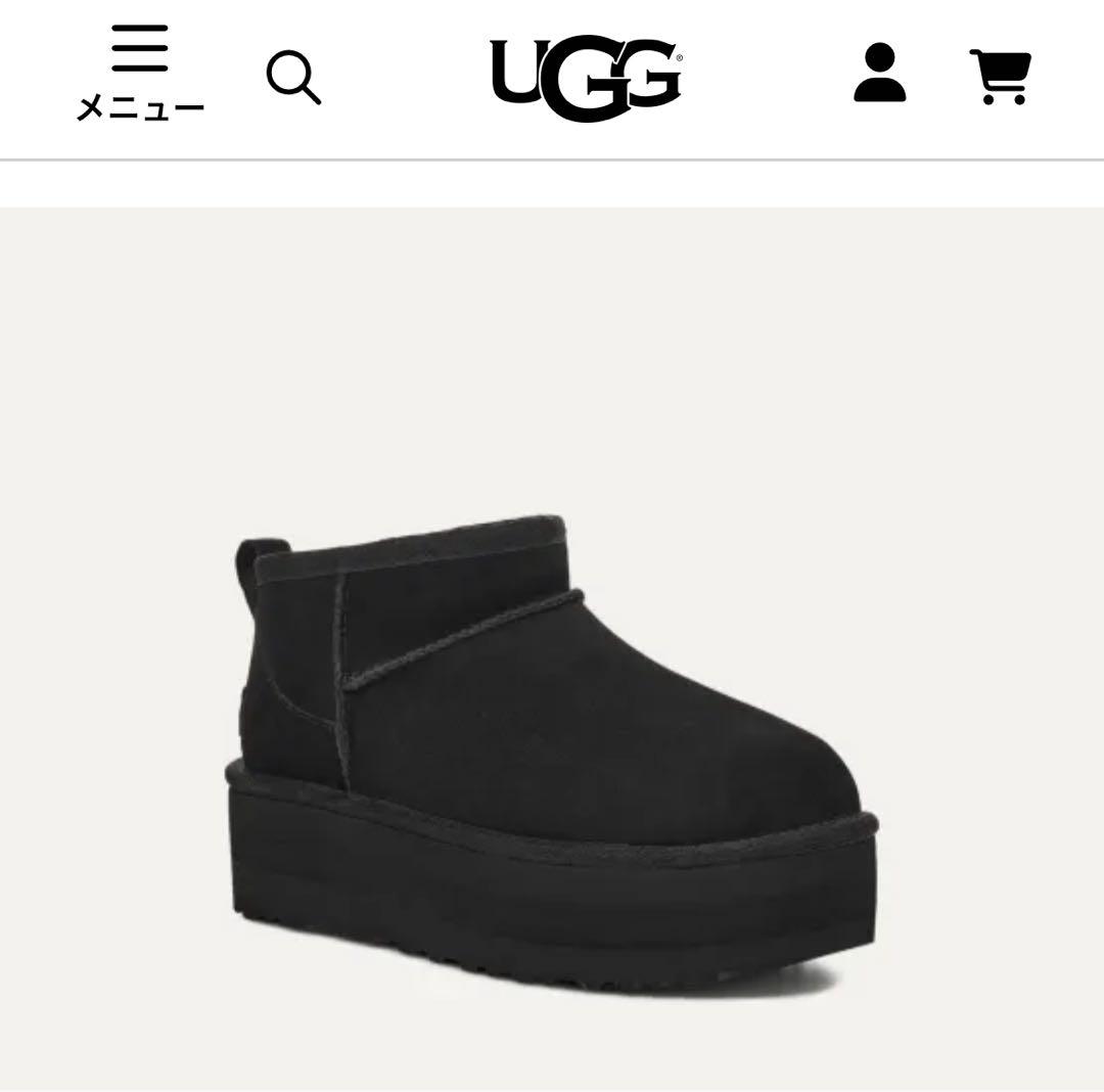 新品未使用 UGG Classic Ultra Mini Platform 22 UGG（アグ） ugg classic ultra mini platform UGG クラシック