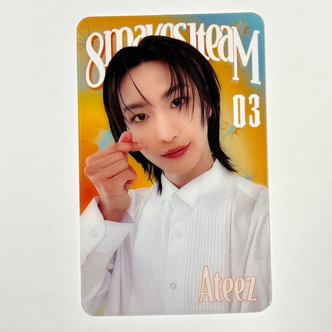 ATEEZQoo10アルバム特典クリアトレカ ソンファ - メルカリ