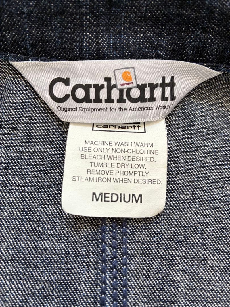 Carhartt カーハート デニムカバーオール 三角ダク エドウィン製造 M