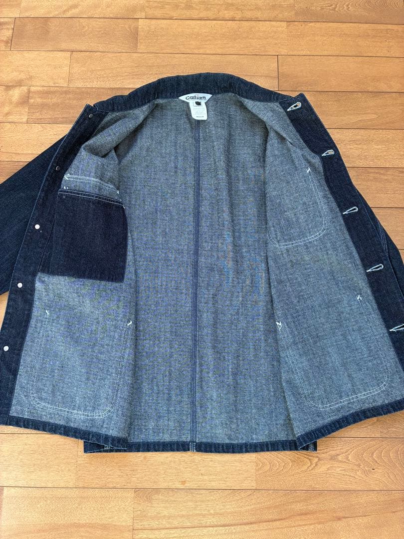 Carhartt カーハート デニムカバーオール 三角ダク エドウィン製造 M