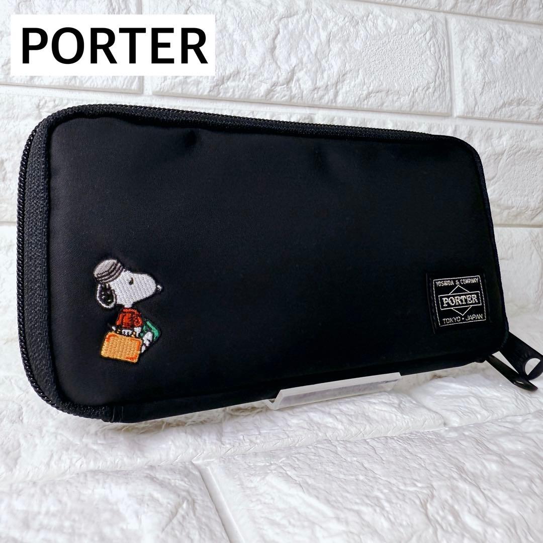 未使用級✨JOE PORTER ポーター スヌーピー PEANUTS 長財布 黒 2026年最新】スヌーピー ポーター 財布の人気アイテム - メルカリ