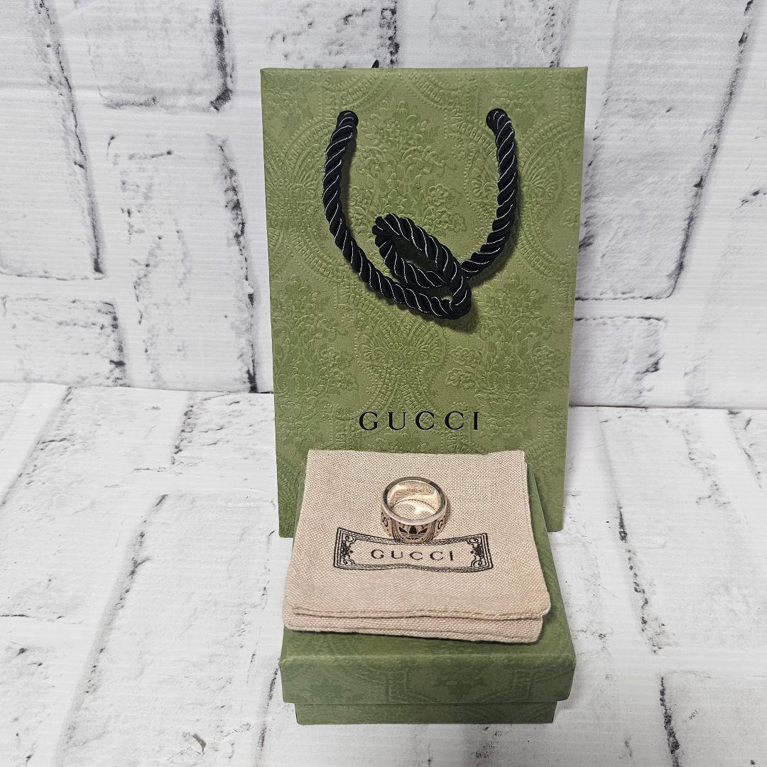 新品 未使用 GUCCI adidas グッチ アディダス リング 指輪 13号