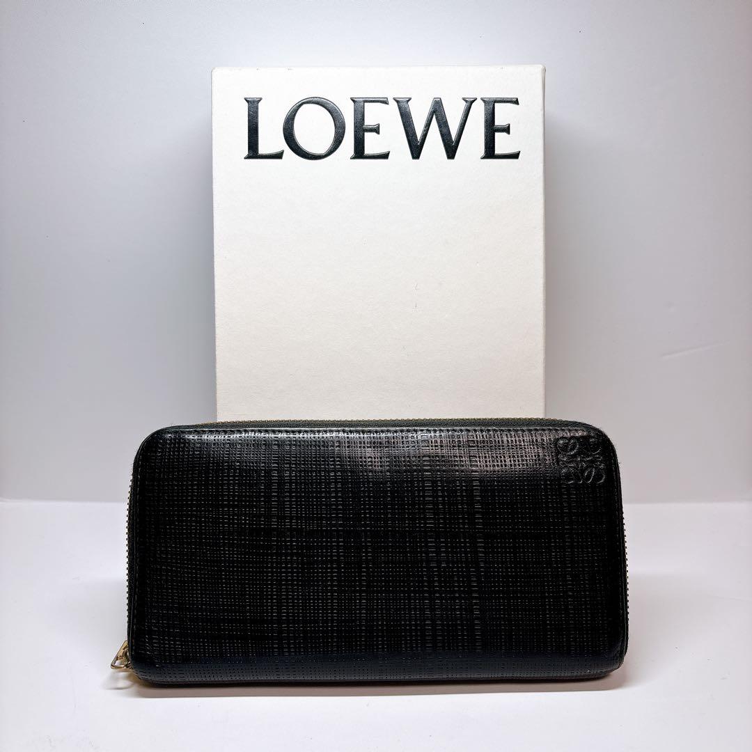 O*T様 LOEWE ロエベ ラウンドジップ ウォレット 長財布 アナグラム レ