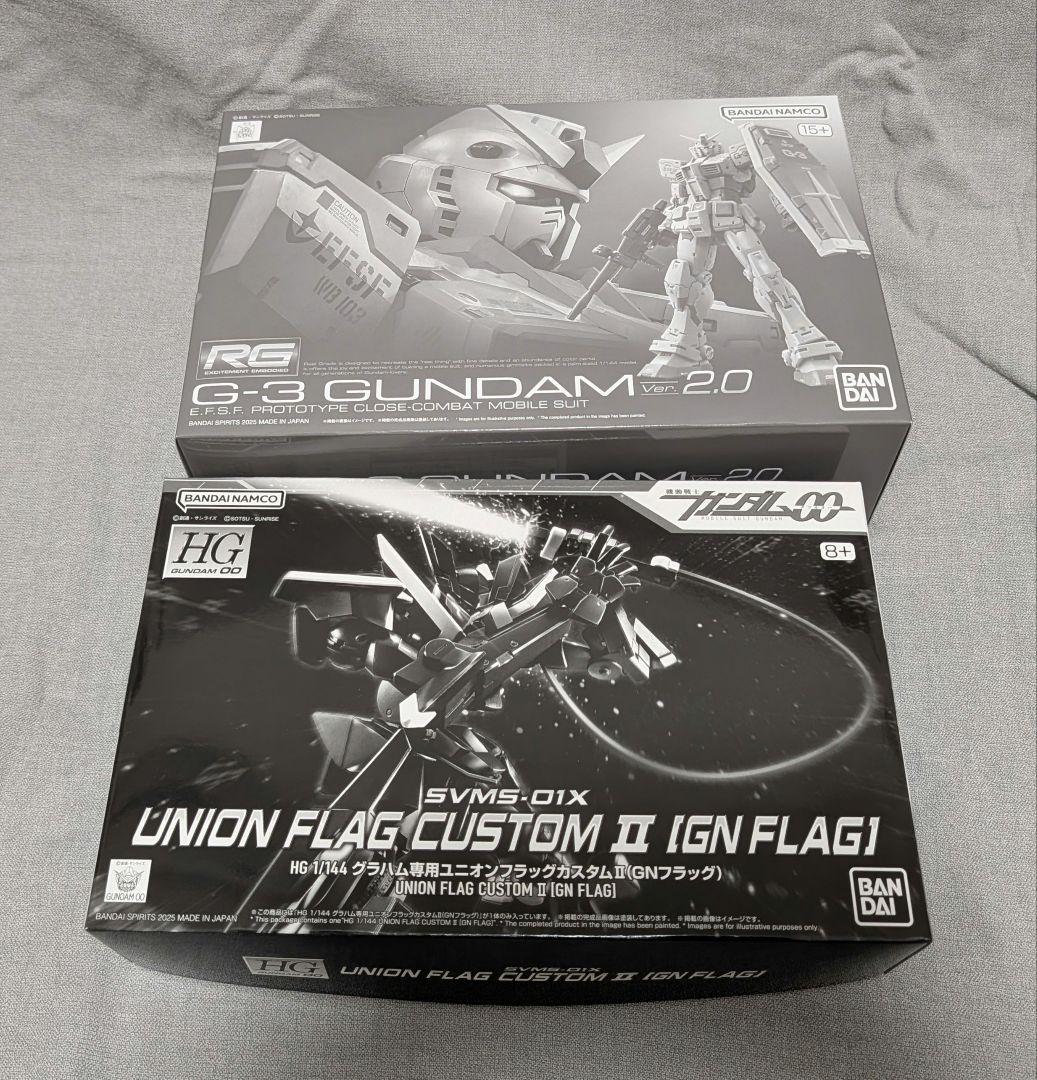 HG グラハム専用ユニオンフラッグカスタムII　RG G-3ガンダム