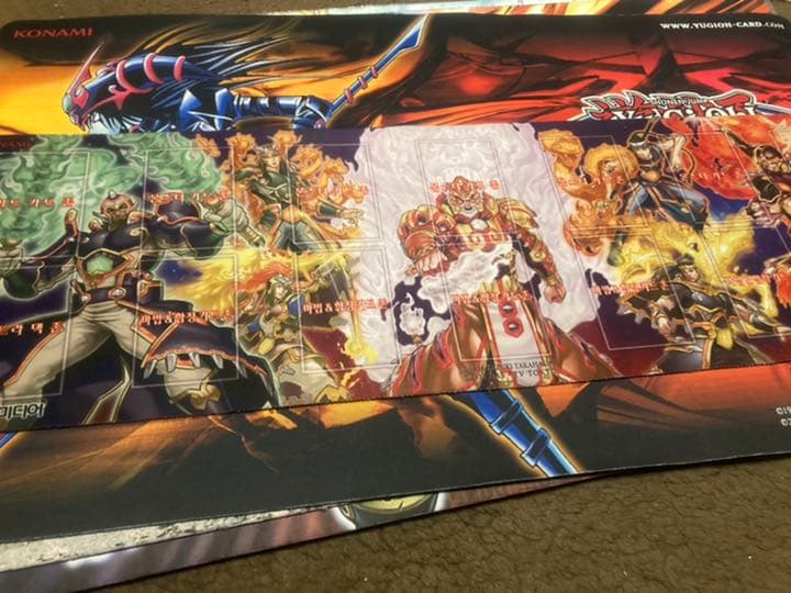 遊戯王　韓国　炎星ハーフプレイマット