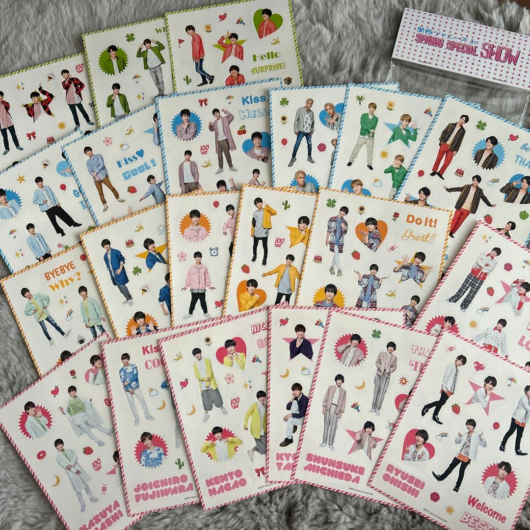 関ジュ 春松竹 シールセット Spring Special Show 2019 - メルカリ