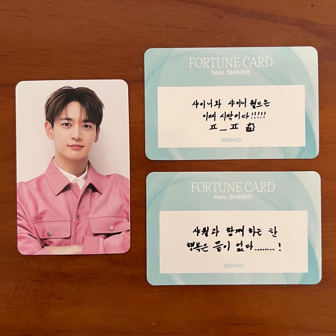 ミノ SHINee WORLD VII E.S.S.A.Y フォーチュンカード - メルカリ