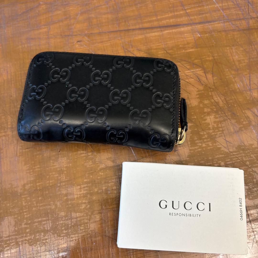 GUCCI ブラック ケース　財布