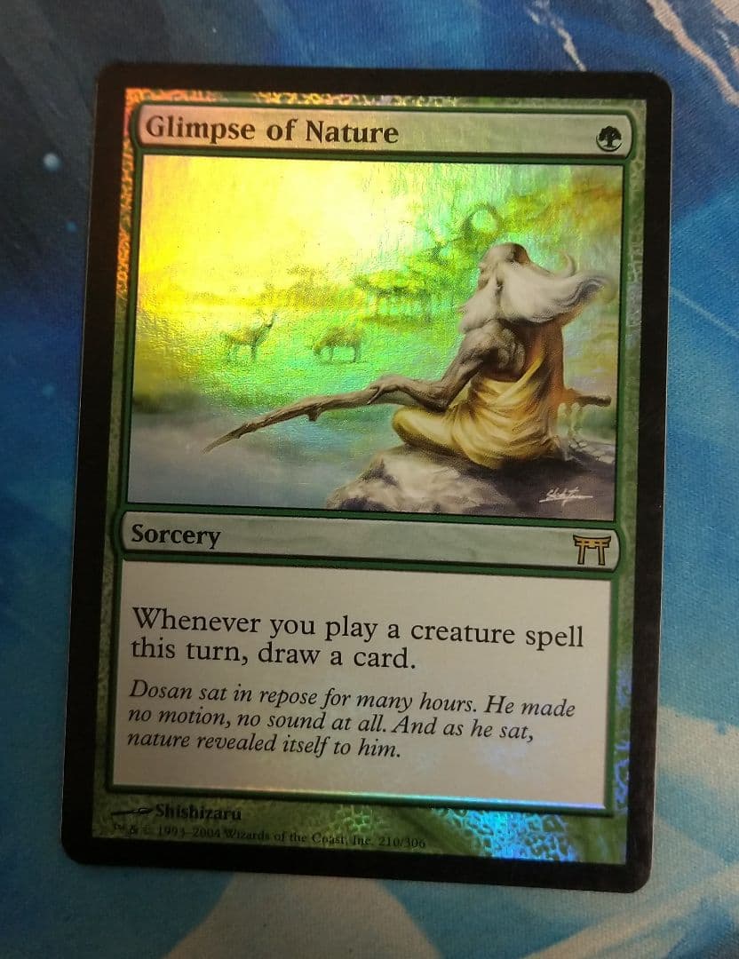 MTG 垣間見る自然/Glimpse of Nature 英語版FOIL 1枚
