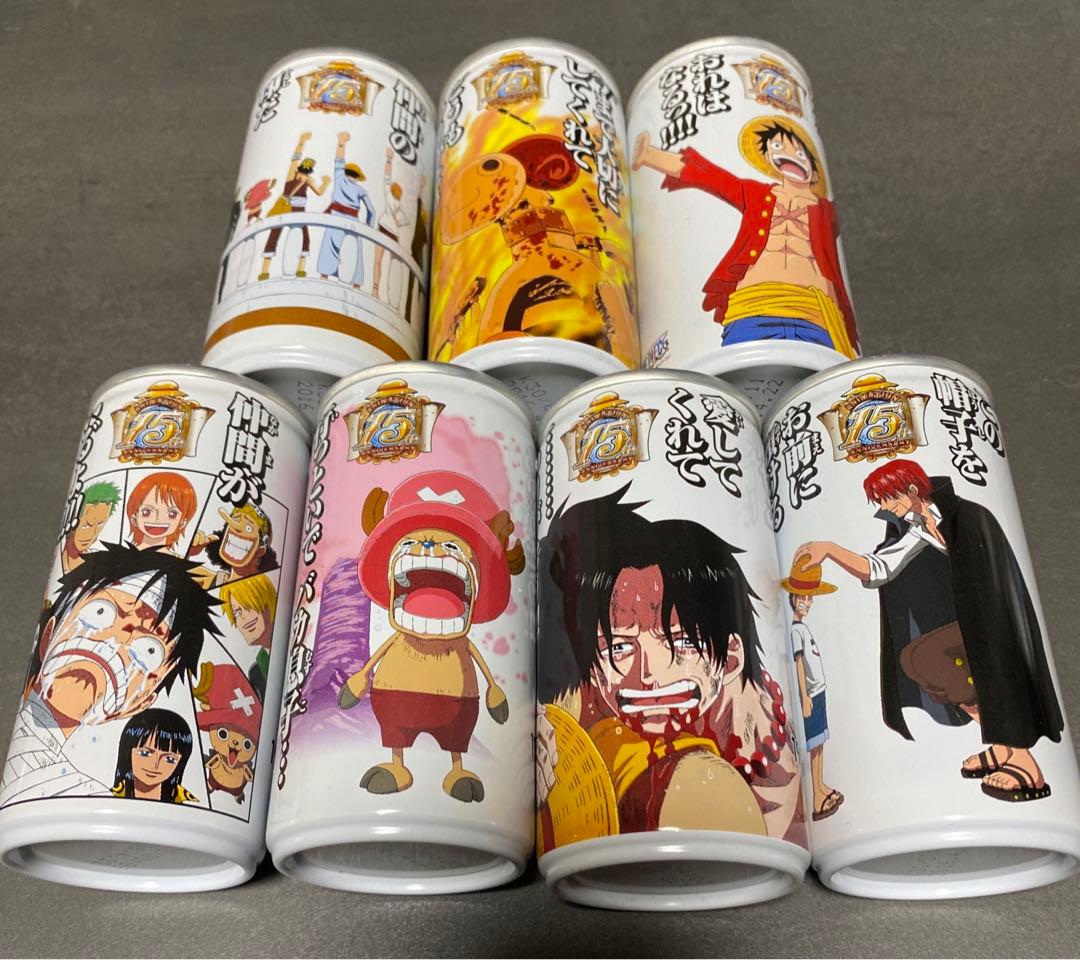ワンピース非売品緑茶缶全種(セブンイレブン限定) - メルカリ