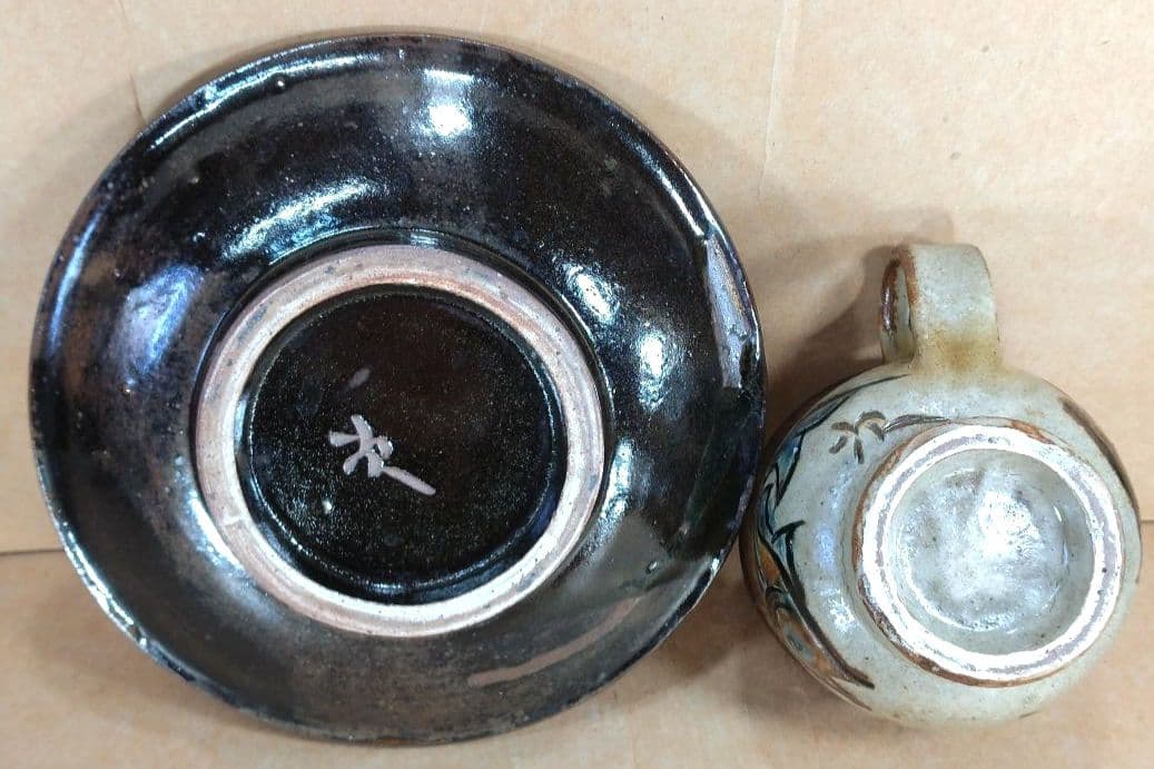 本物保証】金城次郎 コーヒーカップ 共箱 栞 人間国宝 壷屋焼 やちむん