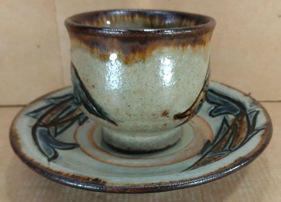本物保証】金城次郎 コーヒーカップ 共箱 栞 人間国宝 壷屋焼 やちむん