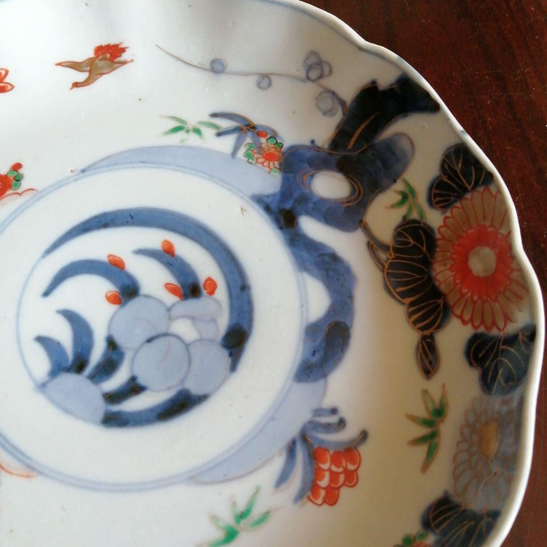 古伊万里 染付錦中皿 3枚 19cm 江戸後期～明治初期 - メルカリ