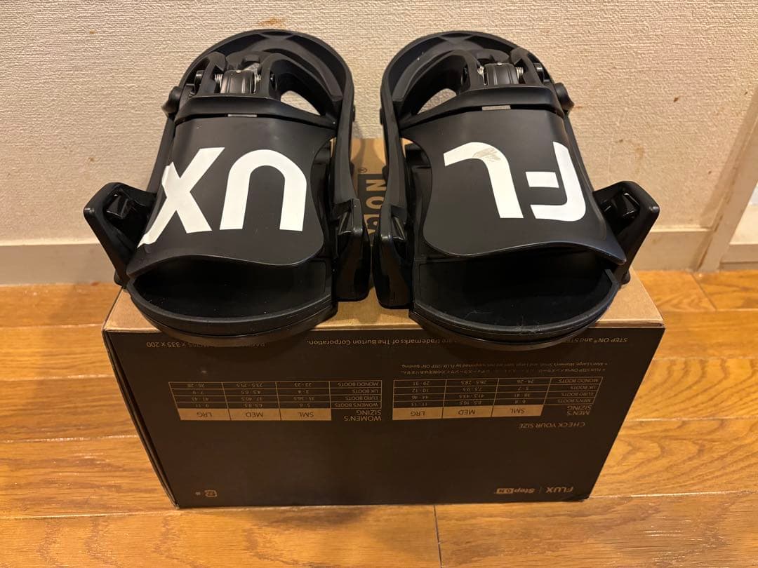 FLUX step on ビンディング 【M】ブラック　ステップオン