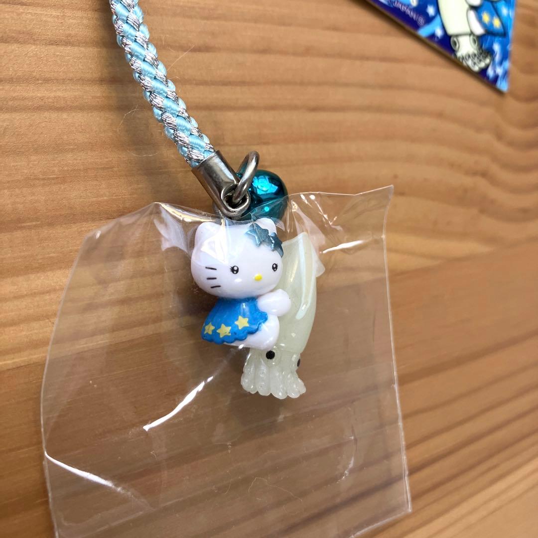 ご当地キティ】根付け 富山限定 ハローキティ ホタルイカ キーホルダー