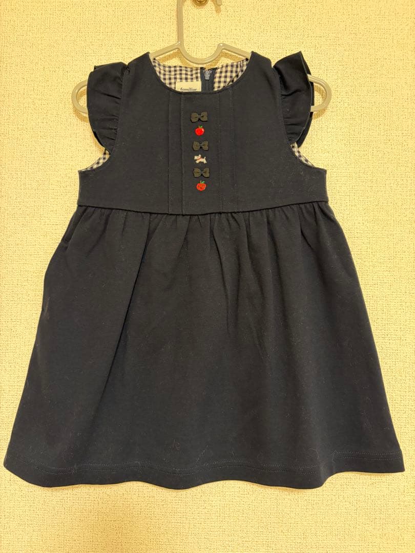 新品未使用　familiar ジャンパースカート