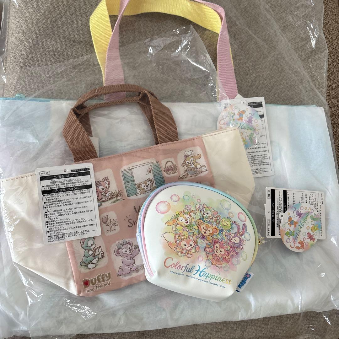 新品未使用　東京ディズニーシー　ダッフィーバック　2個　ポーチ
