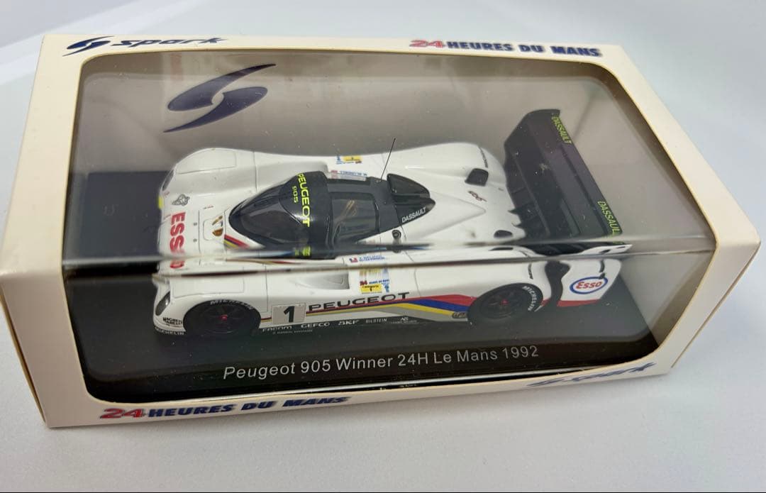 【激レア】スパーク 1/43 プジョー 905 1992 ルマン優勝車 No.1