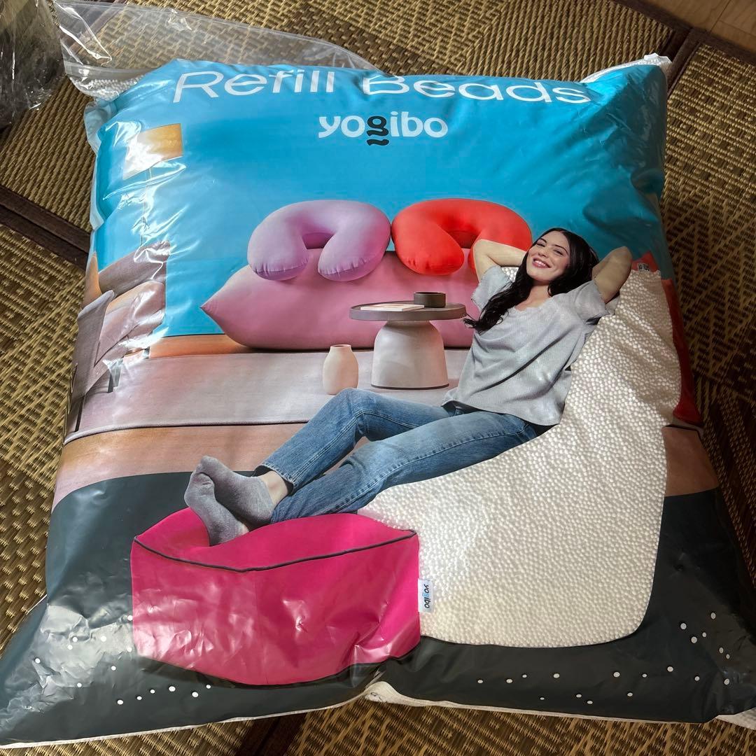 Yogibo　プレミアム　補充用ビーズ 3袋「ゆうゆう」
