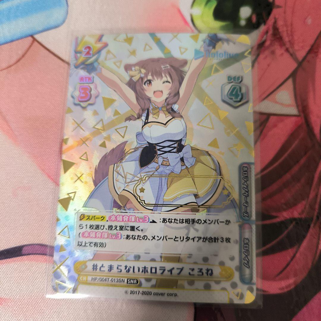 Reバース とまらないホロライブ ころね　SNR シリアル エラー？