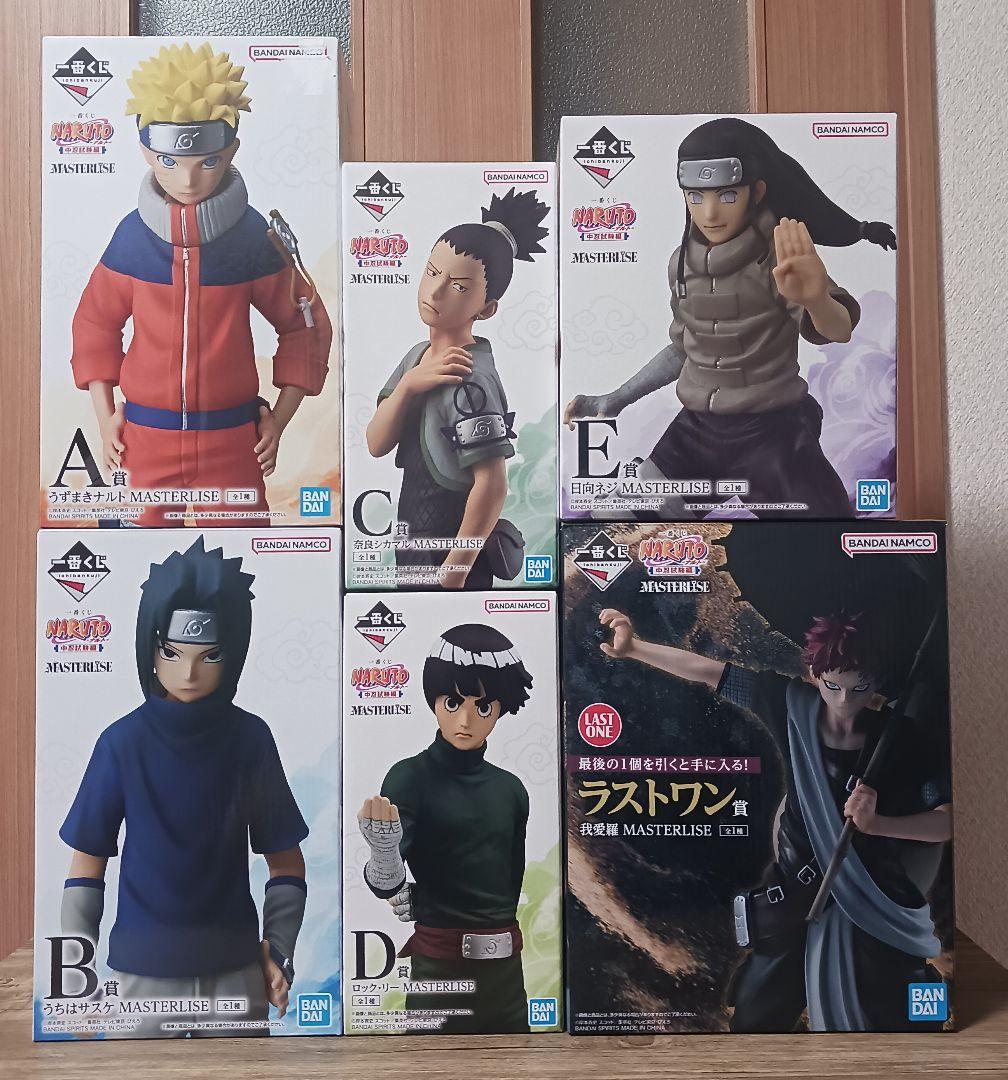 ナルト　フィギュア　一番くじ　中忍試験　開封品　6体セット　まとめ売り