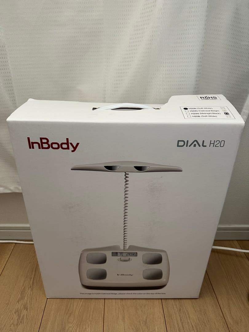 079 インボディ 体組成計 InBody Dial H20 ソフトホワイト