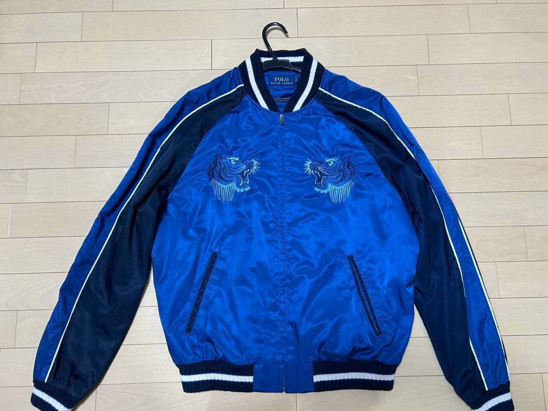 POLO RALPH LAUREN 青 スカジャン Lサイズ