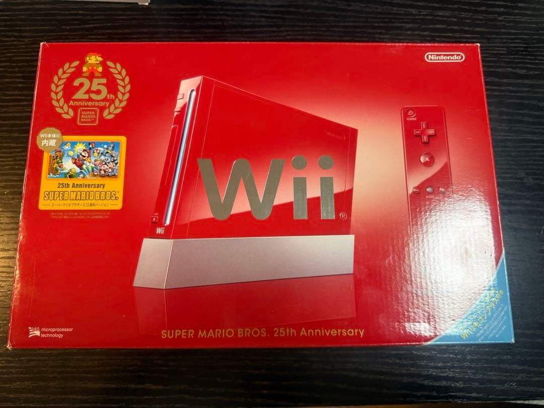 【美品・レア】 Wii スーパーマリオ25周年アニバーサリー 箱付き