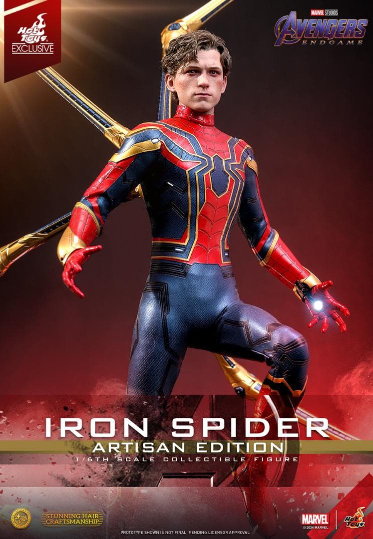 ホットトイズ 1/6 アルチザン アイアン・スパイダー MMS762AE Hot Toys MMS762AE Marvel Avengers Endgame Iron Spider (Artisan
