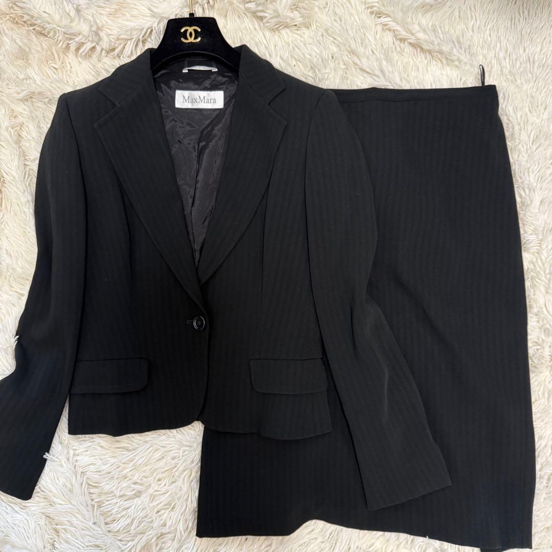 最高級白タグ】 マックスマーラ セットアップ スカートスーツ 大きい