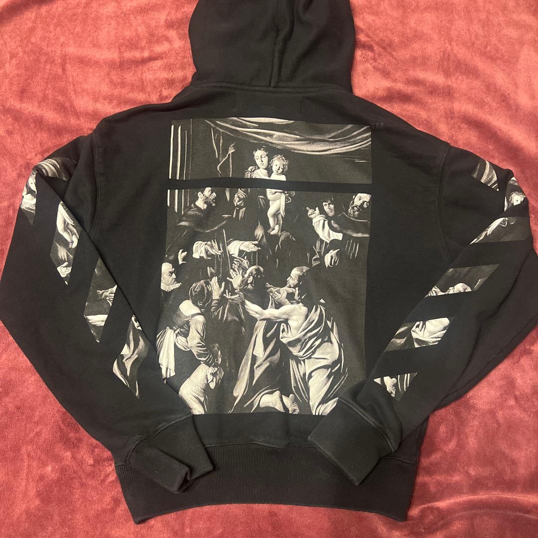OFF WHITE 20SS カラヴァッジオスクエアプリント パーカー - メルカリ