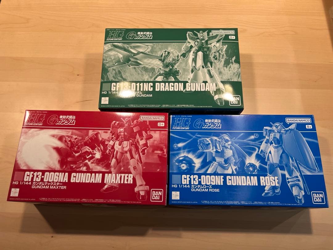 HG ガンダムローズ+ガンダムマックスター+ドラゴンガンダム